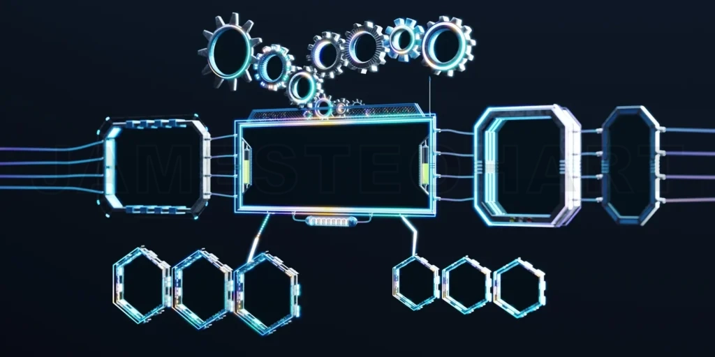 
Tech user interface template for a Smart Business