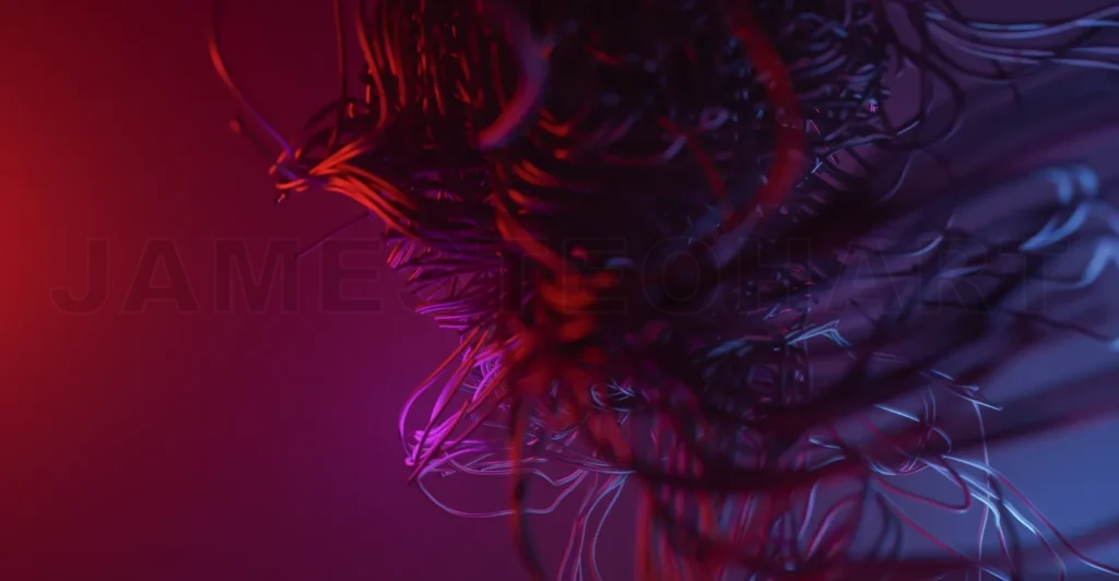 
Abstract stripes of flowing wave lines background