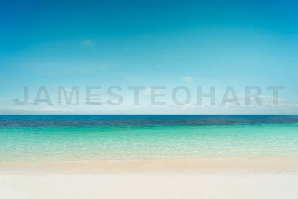 
Tropical Beach And Sea With Sunny Sky