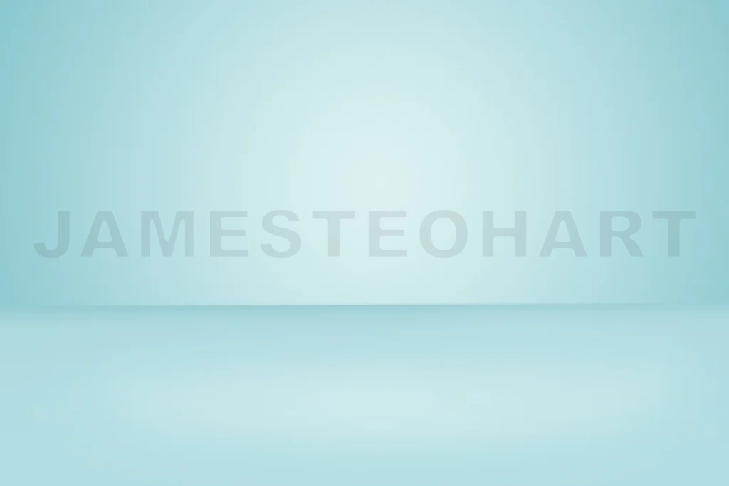 
Empty light blue studio room gradient background