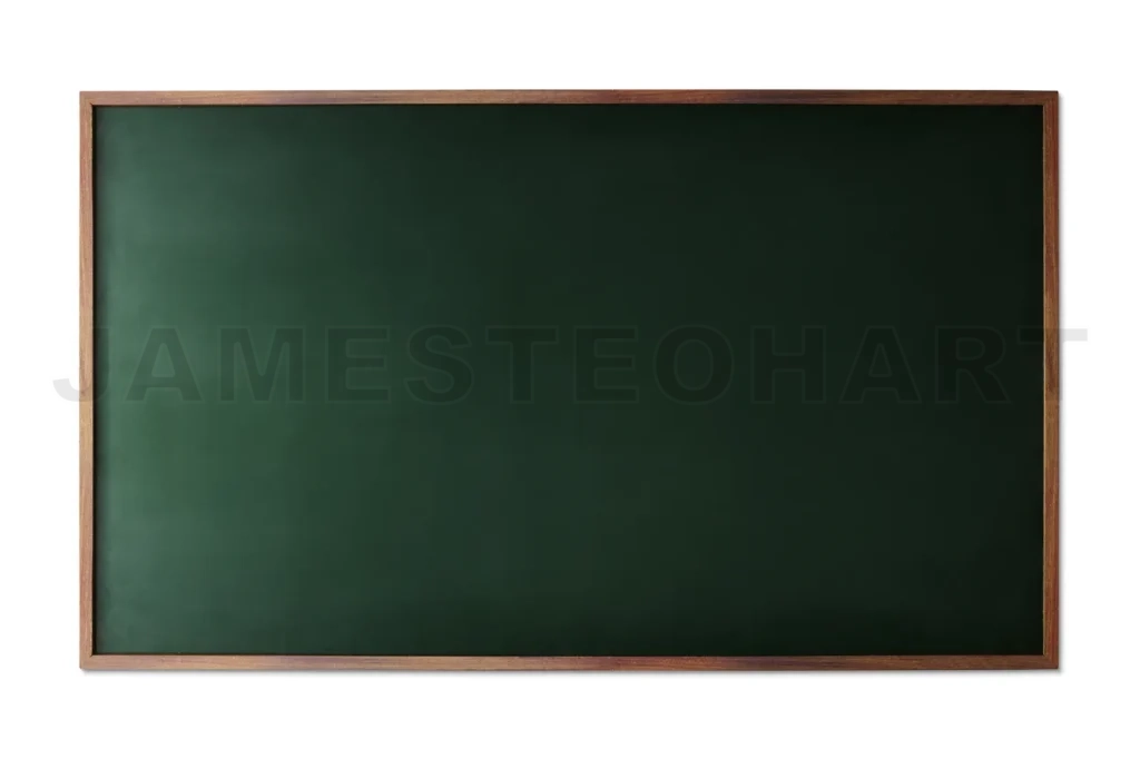 
Chalkboard Blackboard With Frame Isolated