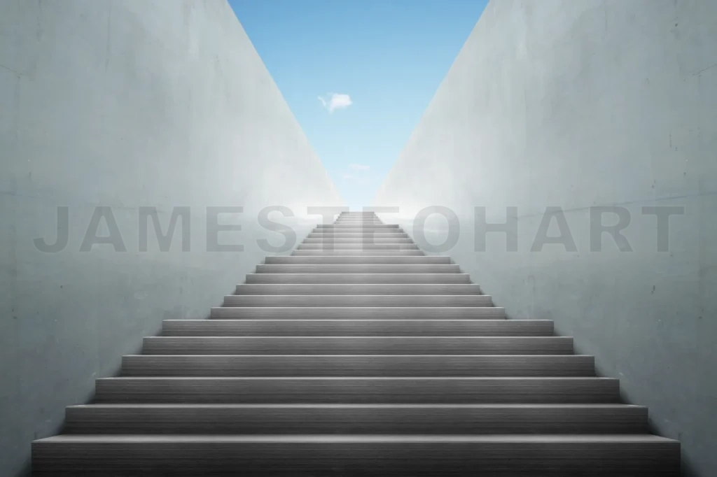 
Stairs From Underground Upward